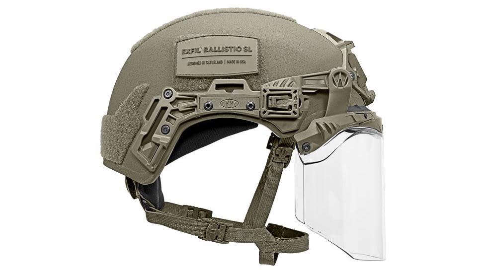 Team Wendy EXFIL Face Shield, Ranger Green, Medium/Large, 76-VRT-RG1