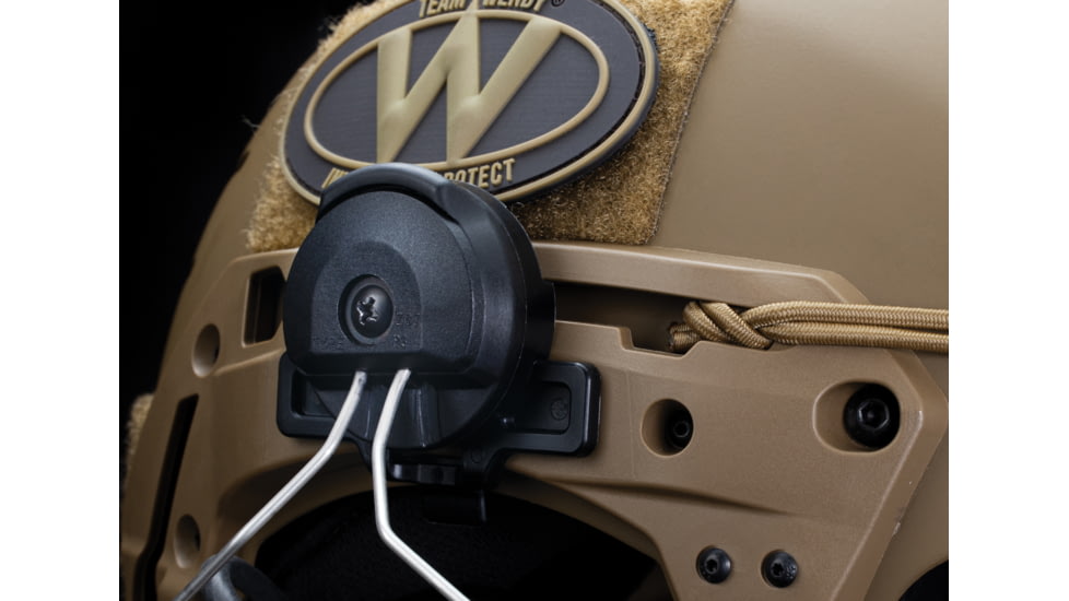 Team Wendy EXFIL Quick Release Comms Adapter Kit with Peltor Boom Mic Adapter, Black, 80-CAK-MIC