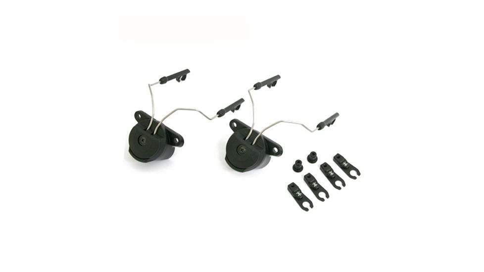 Team Wendy EXFIL Comms Adaptor Kit, Black, with SARA Behind-the-Head, Black, 71-CAK-SABB