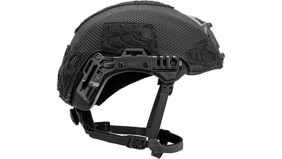 Team Wendy Helmet Cover for EXFIL Ballistics w/ Rail 3.0, Black, Medium/Large, 76-MHC3-BK-1