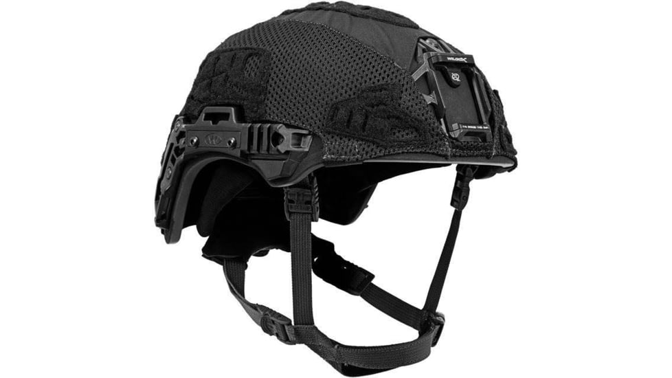 Team Wendy Helmet Cover for EXFIL Ballistics w/ Rail 3.0, Black, Medium/Large, 76-MHC3-BK-1