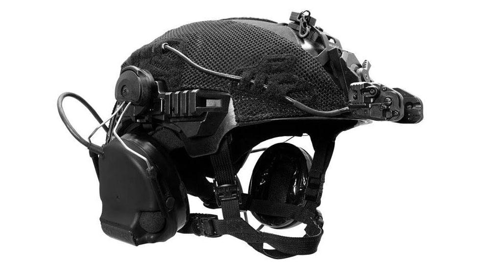 Team Wendy Helmet Cover for EXFIL LTP w/ Carbon Rail 2.0, Black, Extra Large, 71-MHC2-BK-2