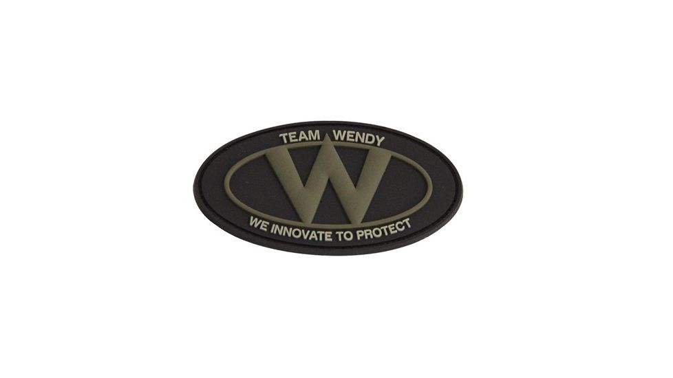 Team Wendy 'W'' Logo Patch 2in x 3in, Brown, C390-CB-2