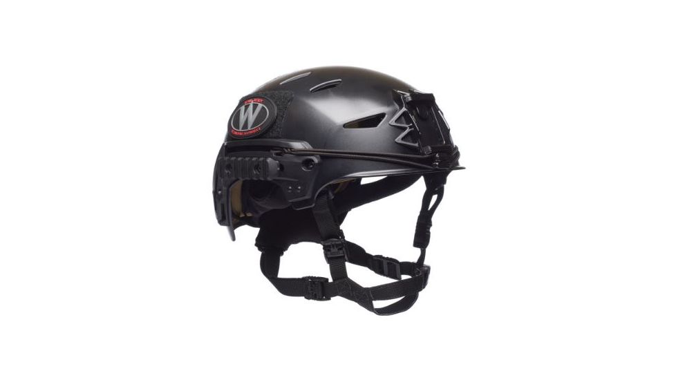 USED Team Wendy LTP EXFIL Helmet with Shroud, Black, Extra Large, 72-22S, EDEMO1