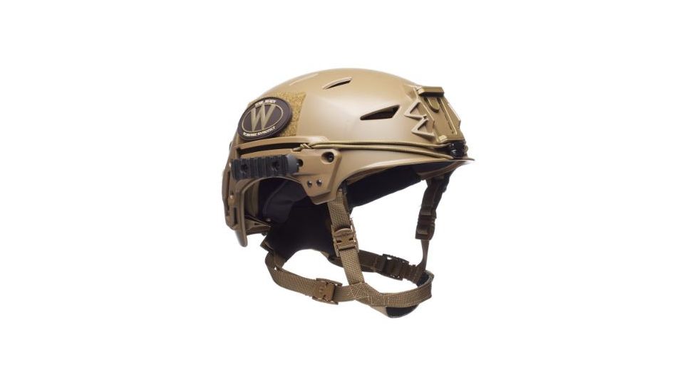 USED Team Wendy LTP EXFIL Helmet Rail 2.0 w/ Shroud, Coyote Brown, 2XL, 72-32S, EDEMO1