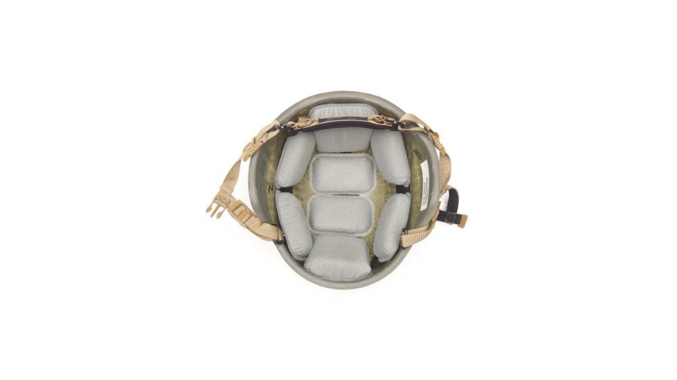 Team Wendy 1in Zorbium Action Pad SOF System - Helmet Pads Only, Foliage Green 01-48