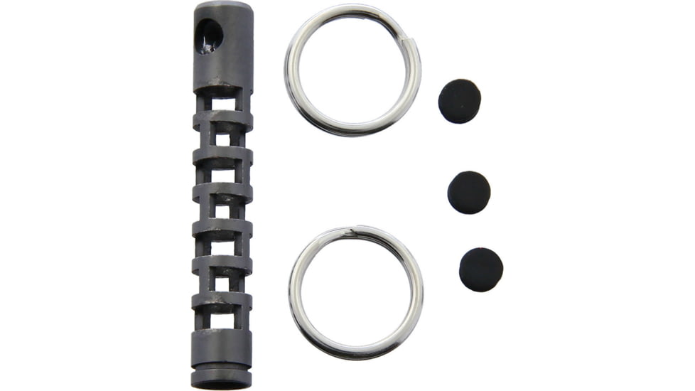 TEC Accessories Isotope 360 Fob Black Diamond, for mounting a 3mm x 23mm glass tritium vial, TEC-S360-D