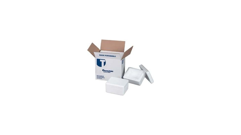 Tegrant Thermosafe Thermosafe Thick And Thin Wall Insulated Shippers, Case of 3, Expanded Polystyrene, Thermosafe Brands Thick Wall, Foam Only, 452