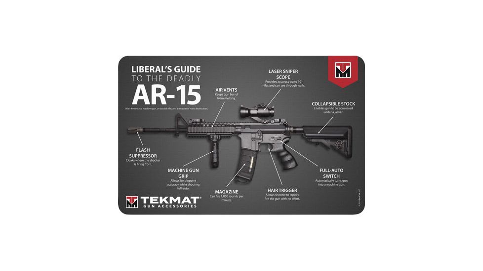 Tekmat Armorers Bench Mat 11''x17'' Ar-15 Liberal's Guide
