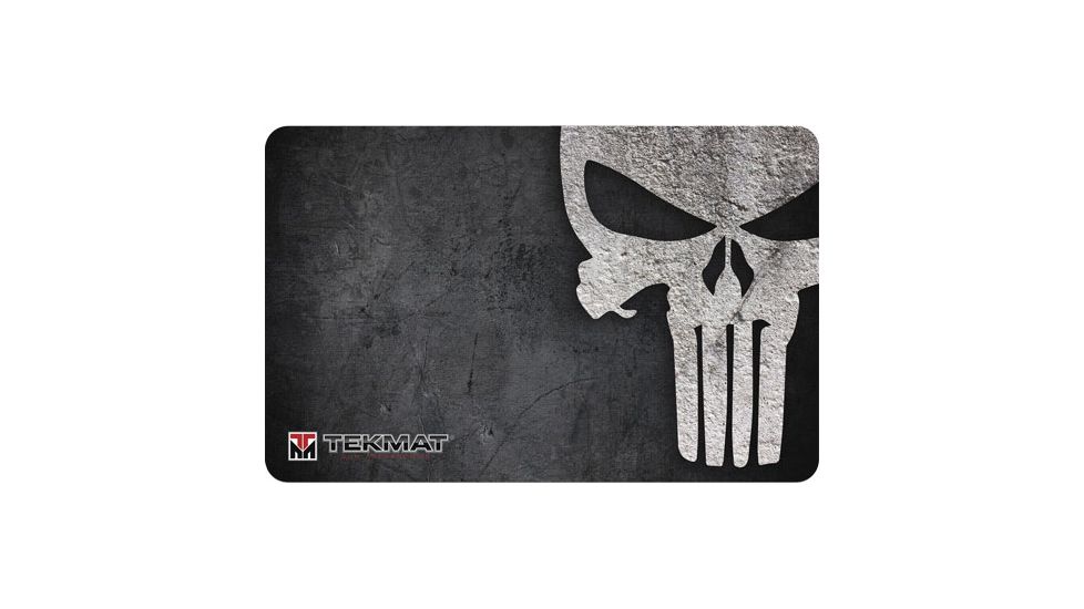 Tekmat Armorers Bench Mat 11''x17'' Punisher Black