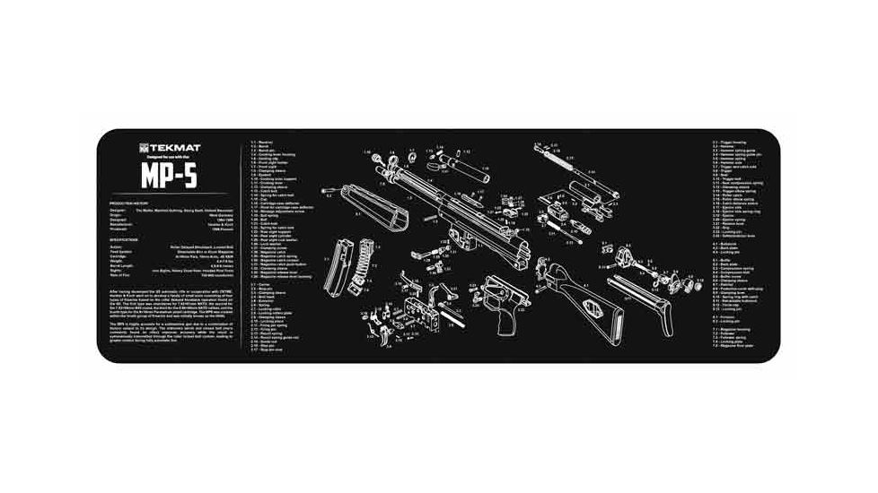 Tekmat Armorers Bench Mat 12''x36'' Heckler &amp; Koch Mp5
