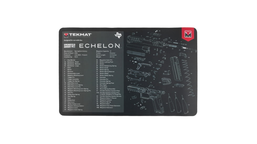 TekMat Cleaning Mat, Springfield Armory Echelon, TEK-R17-ECHELON