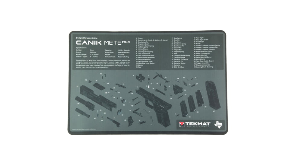 TekMat Cleaning Mat, Canik METE MC9, TEK-R17-CANIK-MC9