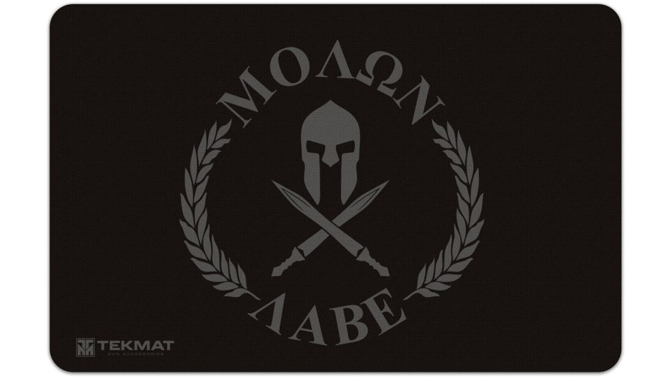 TekMat Molon Labe Come and Take Them Gun Cleaning Mat, Black, 11 x 17, TEK17MOLONLABE