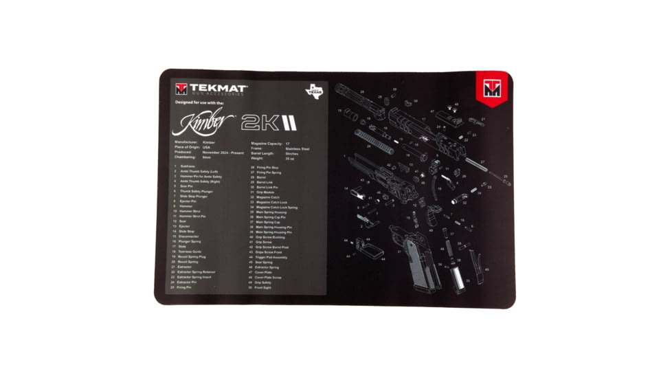 TekMat Cleaning Mat, Kimber 2K11, TEK-R17-KIMBER-2K11
