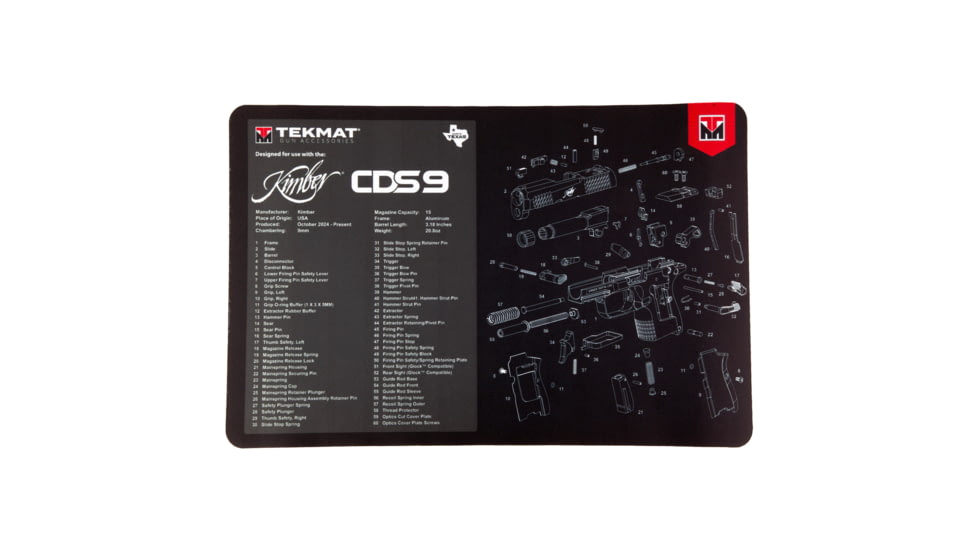 TekMat Cleaning Mat, Kimber CDS9, TEK-R17-KIMBER-CDS9
