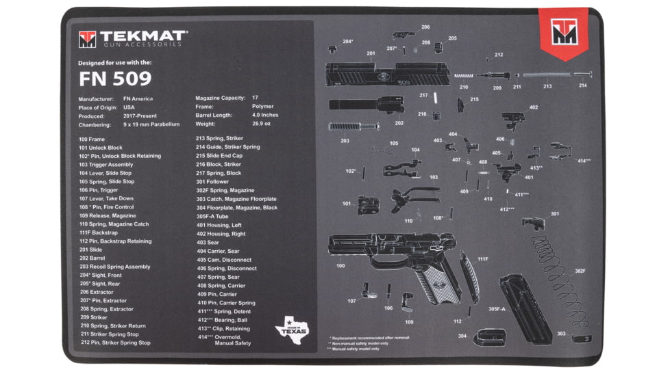 TekMat TEKR17FN509 FN 509 Cleaning Mat