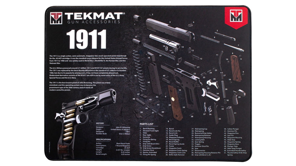 TekMat TEKR2019113D 1911 3D Ultra 20 Cleaning Mat