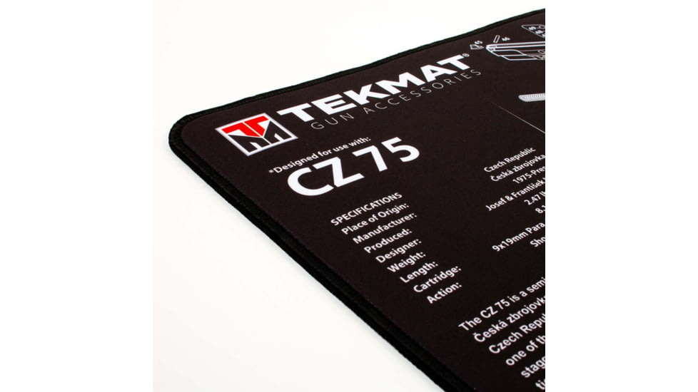 TekMat Ultra 20 - CZ-75 Gun Cleaning Mat, TEK-20-CZ75