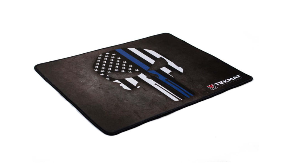 TekMat Ultra 20 - Punisher Blueline Gun Cleaning Mat, Punisher Blueline, TEK-20-PUNISHER-BL