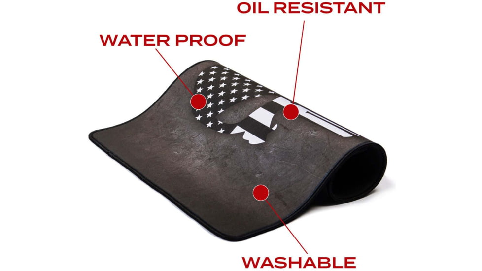 TekMat Ultra 20 - Punisher Blueline Gun Cleaning Mat, Punisher Blueline, TEK-20-PUNISHER-BL