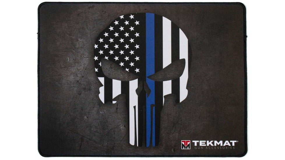 TekMat Ultra 20 - Punisher Blueline Gun Cleaning Mat, Punisher Blueline, TEK-20-PUNISHER-BL