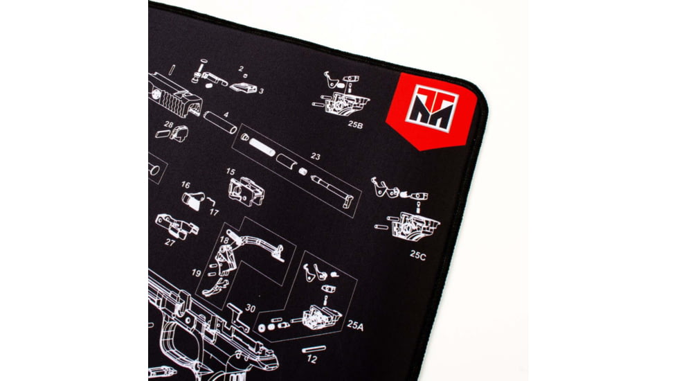 TekMat Ultra 20 - Smith and Wesson MP Gun Cleaning Mat, Black, TEK-20-SW-MP