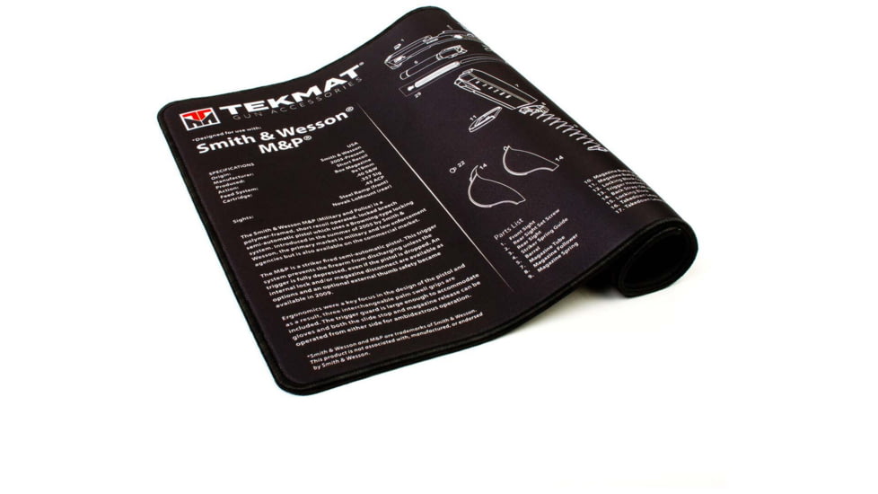 TekMat Ultra 20 - Smith and Wesson MP Gun Cleaning Mat, Black, TEK-20-SW-MP