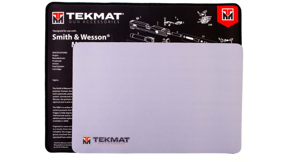 TekMat Ultra 20 - Smith and Wesson MP Gun Cleaning Mat, Black, TEK-20-SW-MP
