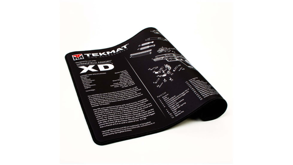 TekMat Ultra 20 - Springfield Armory XD Gun Cleaning Mat, Black, TEK-20-XD