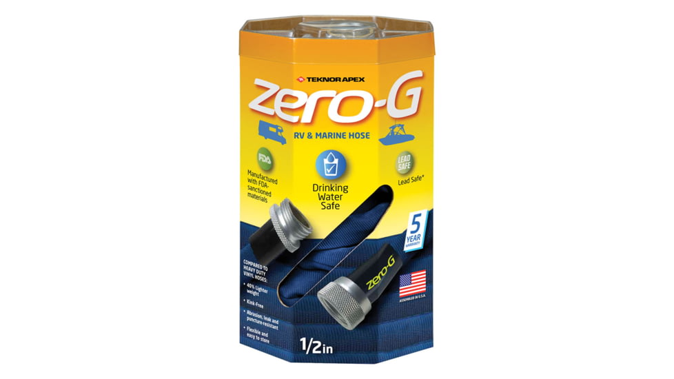 Teknor Apex Zero-G Rv/Marine Hose - 1/2in x 50ft, Blue, 4006-50