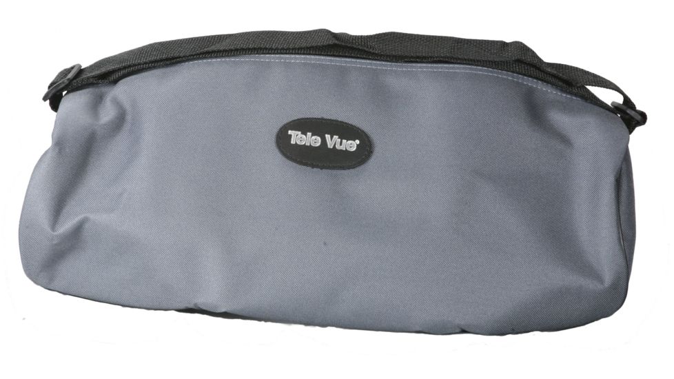 Tele Vue Gray Nylon Padded Shoulder Bag