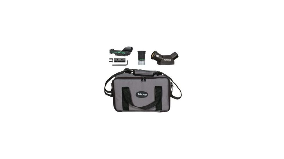 Tele Vue TV-60 60 degree Accessory Package w/ Qwik Point Finder,Everbrite,Carry bag and Plossl Eyepiece, TVP-6012