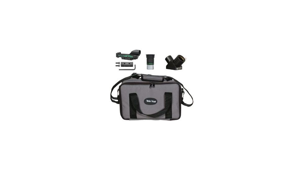 Tele Vue TV-60 90 degree Accessory Package w/ Qwik Point Finder,Everbrite,Carry bag and Plossl Eyepiece, TVP-1250