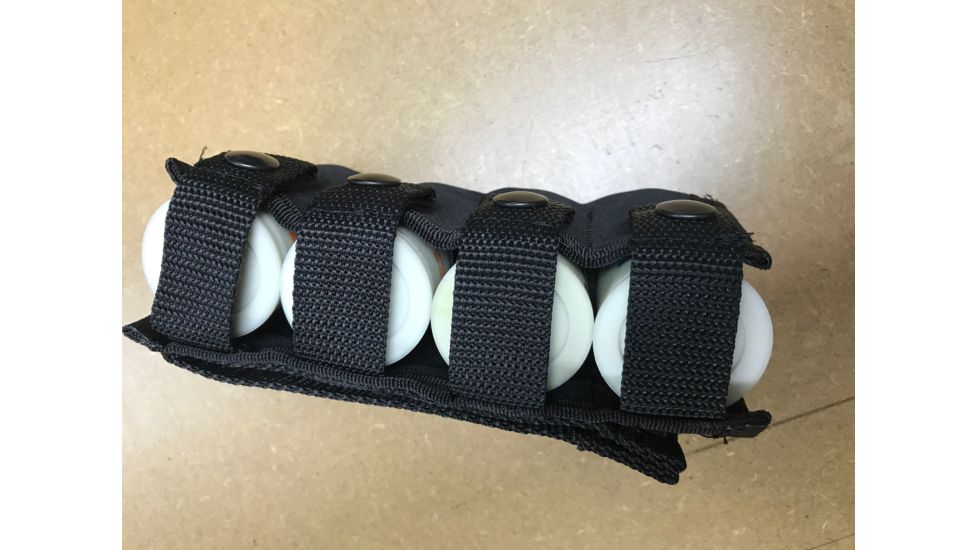 Telor Tactical 40mm Less Lethal 4-Round Carrier for MOLLE/Belt, Black TTNL-70001