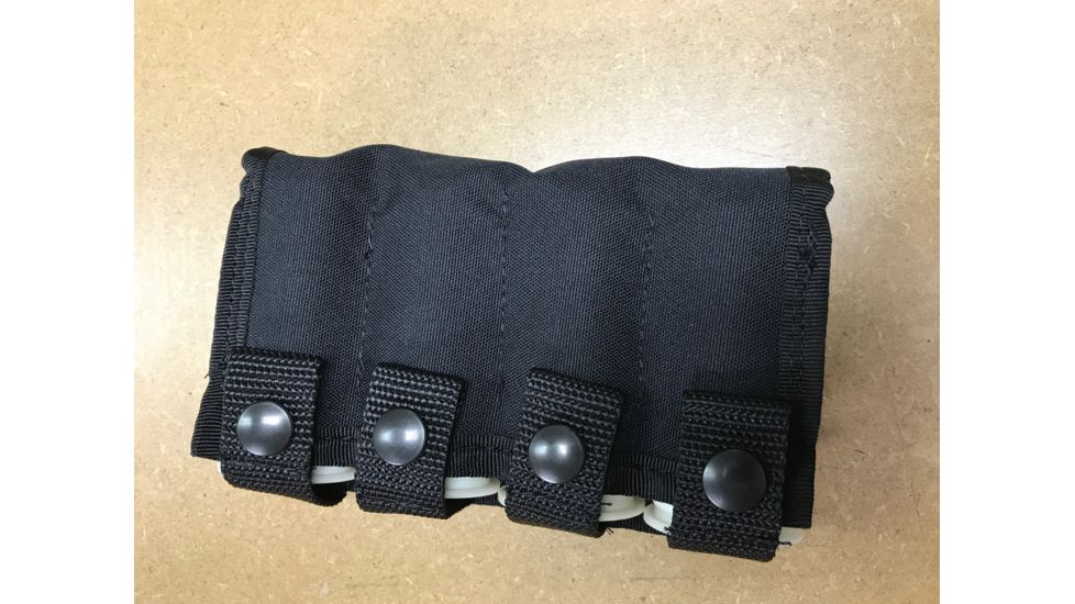 Telor Tactical 40mm Less Lethal 4-Round Carrier for MOLLE/Belt, Black TTNL-70001