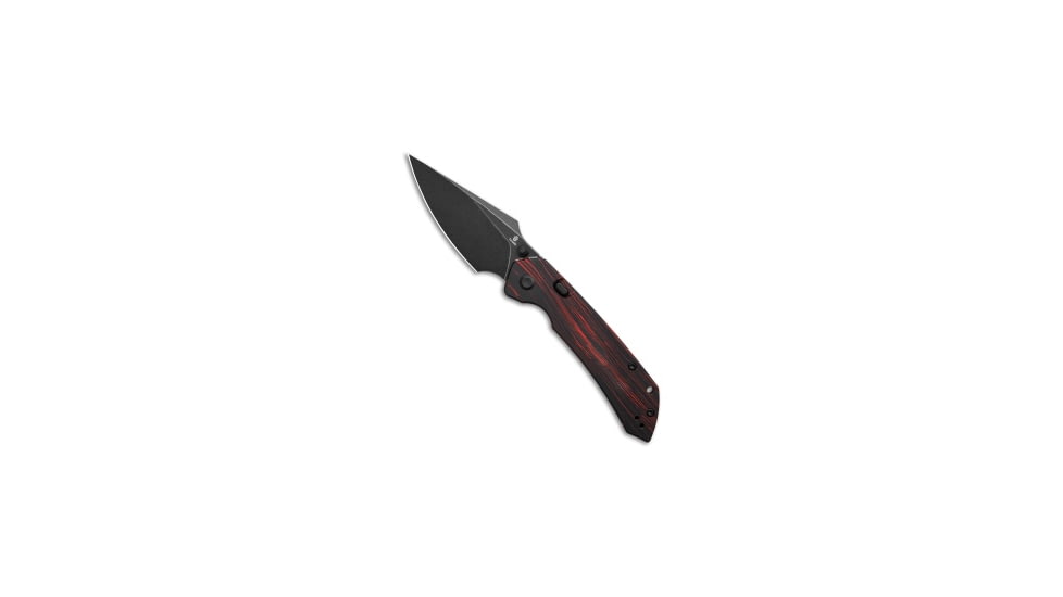 Tenable Knives Tenable Fenrir Top Liner Lock Knife Red &amp; Black G-mascus 3.4" Black SW, Red/Black, Nitro-V, adult, BHQ-223395