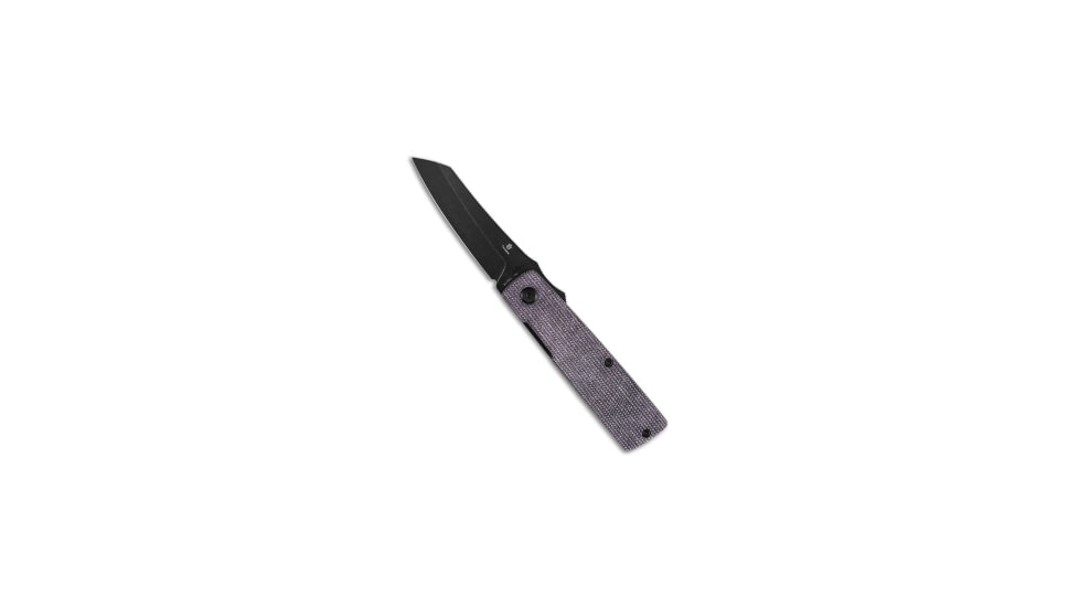 Tenable Knives Tenable Higonokami Liner Lock Knife Purple Micarta 3" Black SW, Purple, D2, adult, BHQ-233338