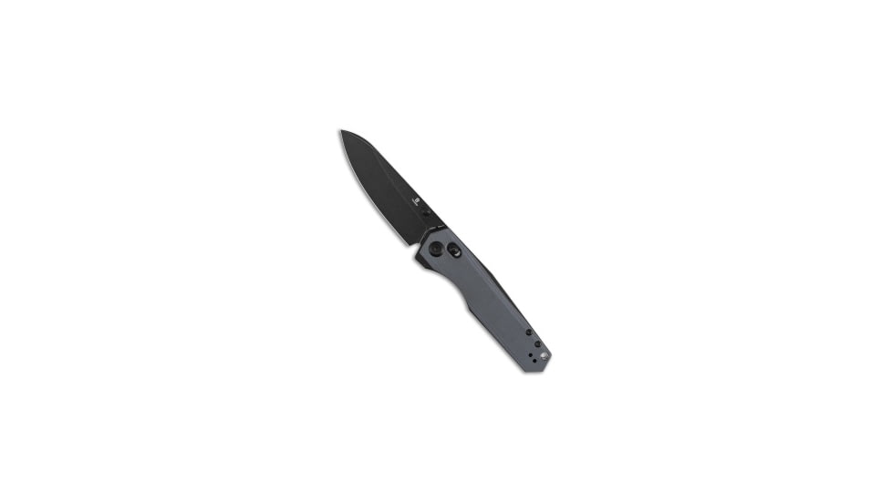Tenable Knives Tenable Knives Beaver Crossbar Lock Knife Gray/Black G10 3.4" Black Stonewash, Black/Gray, Nitro-V, adult, BHQ-234345