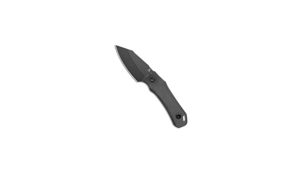 Tenable Knives Tenable Loki Fixed Blade Knife Black Micarta 2.87" Black SW, Black, D2, adult, BHQ-230041