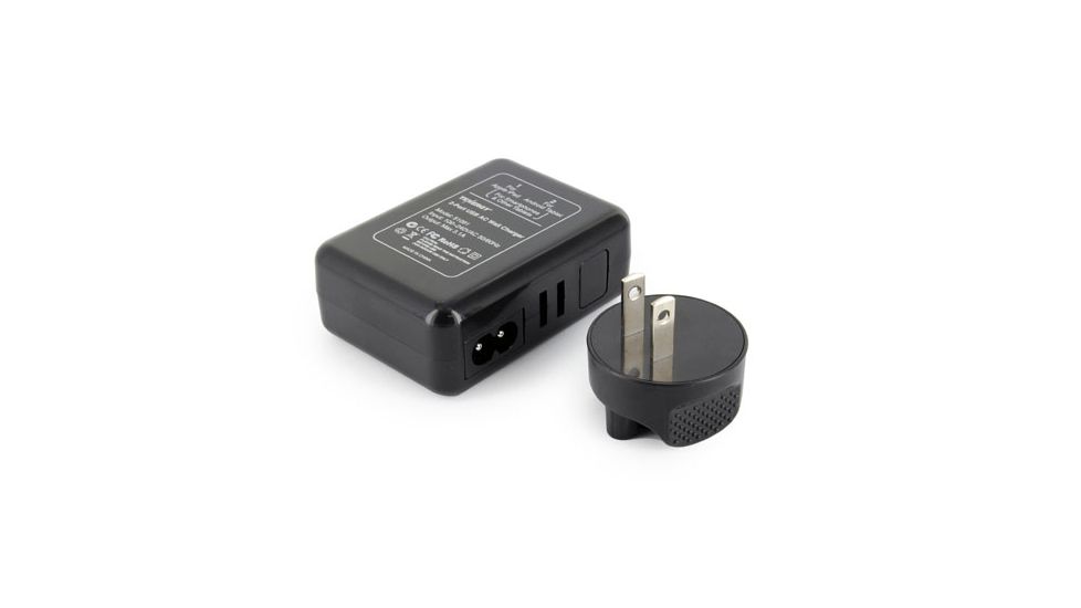 Tenergy 2 Port USB AC Wall Charger, Black 51081