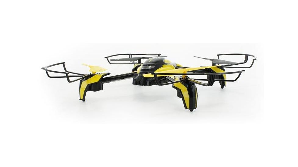 Tenergy Phoenix 6CH WIFI FPV Modular Quadcopter with Collision Avoidance Module, Black/Yellow 61336
