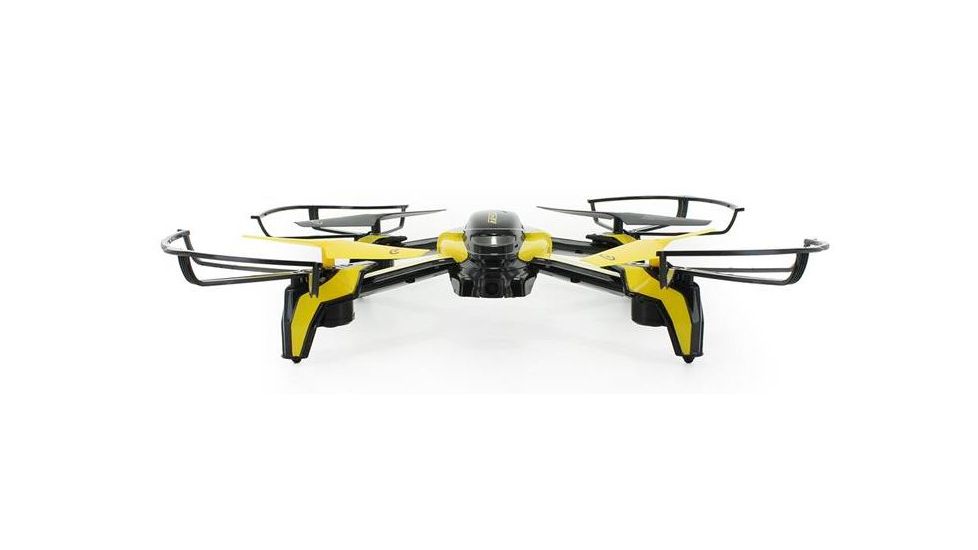 Tenergy Phoenix 6CH WIFI FPV Modular Quadcopter with Collision Avoidance Module, Black/Yellow 61336