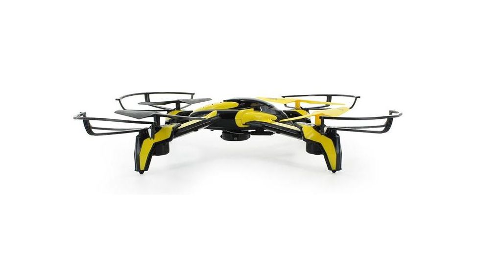 Tenergy Phoenix 6CH WIFI FPV Modular Quadcopter with Collision Avoidance Module, Black/Yellow 61336