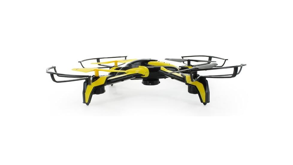 Tenergy Phoenix 6CH WIFI FPV Modular Quadcopter with Collision Avoidance Module, Black/Yellow 61336