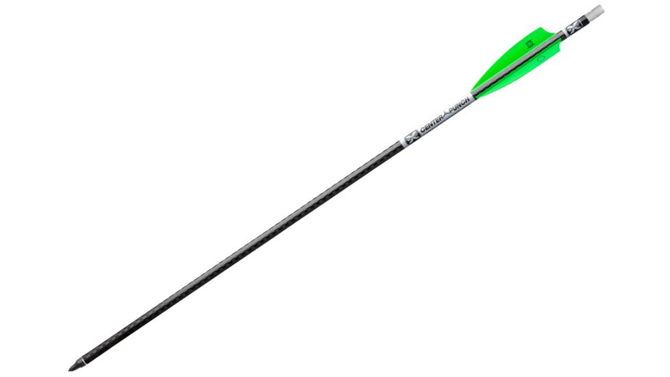 TenPoint Crossbow Technologies Evo X Center Punch Carbon Crossbow Arrows W/Alpha Nocks, Black, 20in HEA-740.6