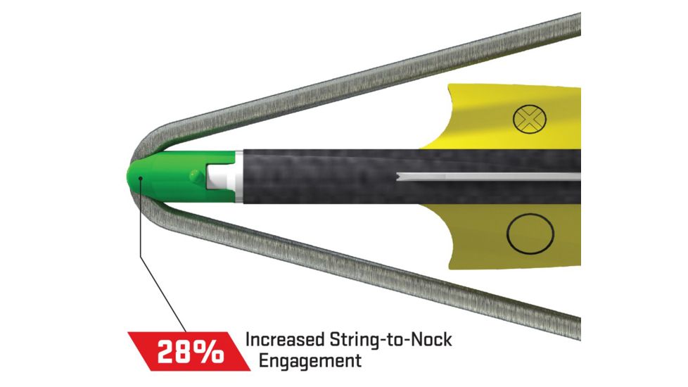 TenPoint Crossbow Technologies Pro Elite White Alpha Nocks 400 Arrows, .003, 20in, Pack of 3, Black, HEA-660.3