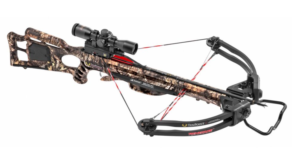 TenPoint Crossbow Technologies Renegade Crossbow w/ 3x Pro-View 2 Scope, 165, Mossy Oak Country Camo, CB17054-5520