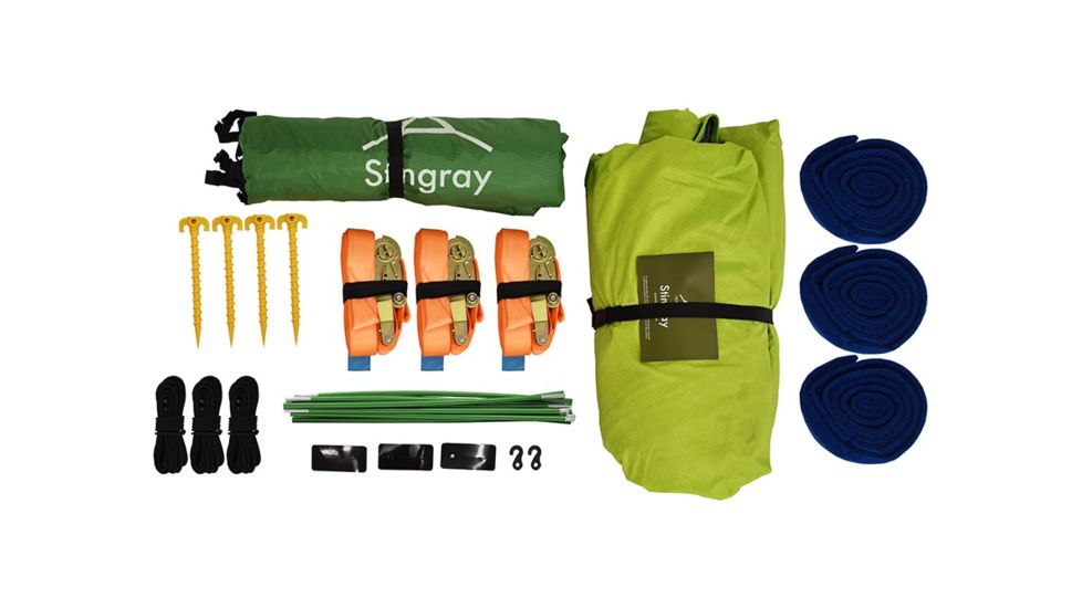 Tentsile Tents Stingray Tree Tent, 3-Person, 880 lbs/ 400 kg Max Weight Capacity, Forest Green, S3FOR