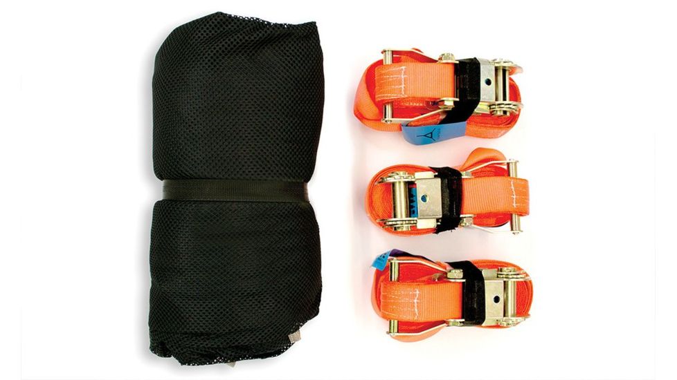 Tentsile Tents Trillium XL Amazing Triple Heavy Duty PE Mesh Hammock, Fire Resistance US CPAI-84, 1 Season, Black THMXL